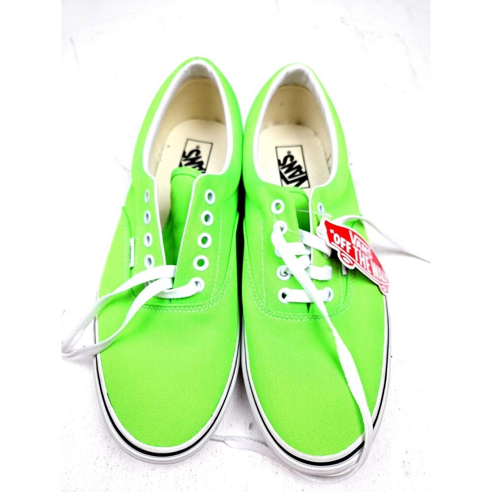 Vans Era Neon Green Gecko True White Men's Us Size